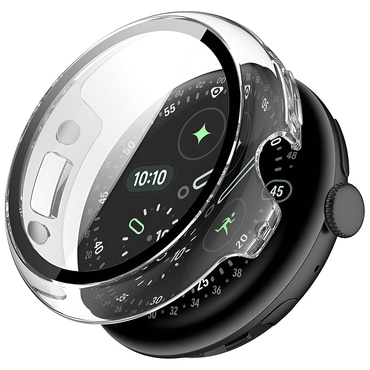 Ovitek z zaščito zaslona Techsuit "Defense360 Pro" za Google Pixel Watch 4 45mm - prozoren