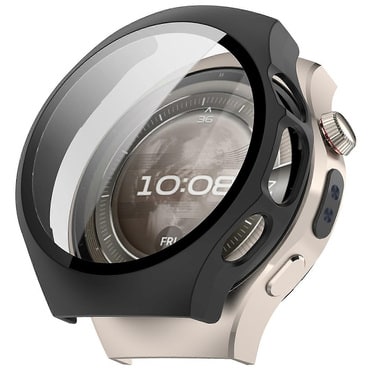 Ovitek z zaščito zaslona Techsuit "Defense360 Pro" za Huawei Watch 5 46mm - črn