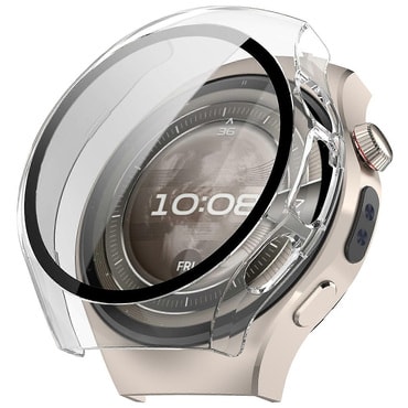 Ovitek z zaščito zaslona Techsuit "Defense360 Pro" za Huawei Watch 5 46mm - prozoren