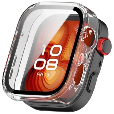 Ovitek z zaščito zaslona Techsuit "Defense360 Pro" za Huawei Watch Fit 4 Pro - prozoren