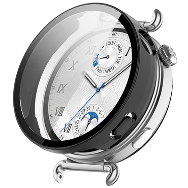 Ovitek z zaščito zaslona Techsuit "Defense360 Pro" za Huawei Watch GT 6 41mm - črn
