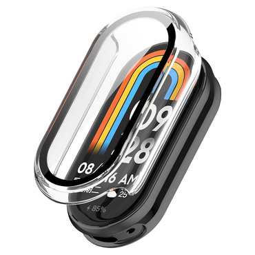 Ovitek z zaščito zaslona Techsuit "Defense360 Pro" za Xiaomi Mi Band 9 / 9 NFC - prozoren
