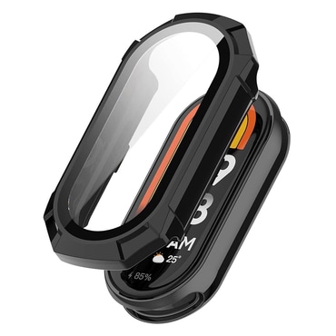Ovitek z zaščito zaslona Techsuit "Defense360 Pro" za Xiaomi Mi Band 8 / 8 NFC - črn