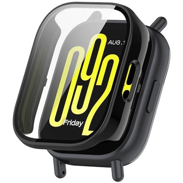 Ovitek z zaščito zaslona Techsuit "Defense360 Pro" za Xiaomi Redmi Watch 5 Active - črn