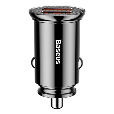 Avtomobilski polnilec Baseus "Circular CCALL-YD01" Dual USB 5A Super Fast Charging, QC 3.0 - black