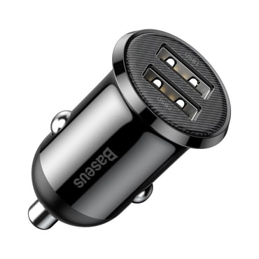 Avtomobilski polnilec Baseus "CCALLP-01" 2x USB - black