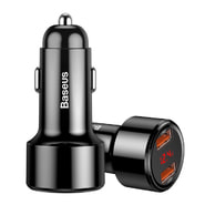 Avtomobilski 45W polnilec Baseus "Magic Series CCMLC20A-01" 2x USB z LED prikazovalnikom - black