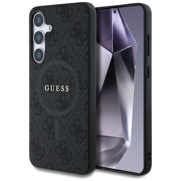 Ovitek Guess "4G Ring Classic Logo MagSafe" za Samsung Galaxy S25 Plus - black