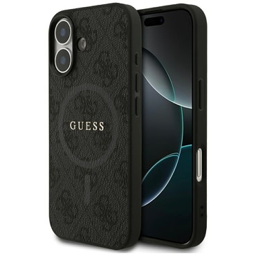 Ovitek Guess "4G Ring Classic Logo MagSafe" za iPhone 17 - black