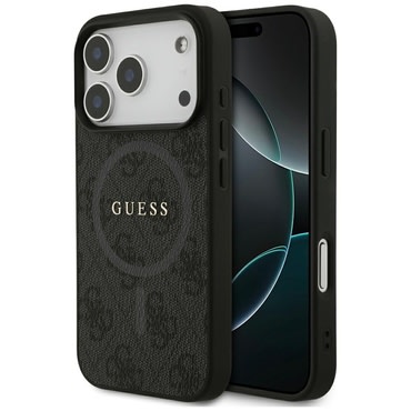 Ovitek Guess "4G Ring Classic Logo MagSafe" za iPhone 17 Pro - black