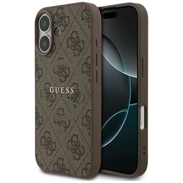 Ovitek Guess "4G Ring Classic Logo MagSafe" za iPhone 17 - brown