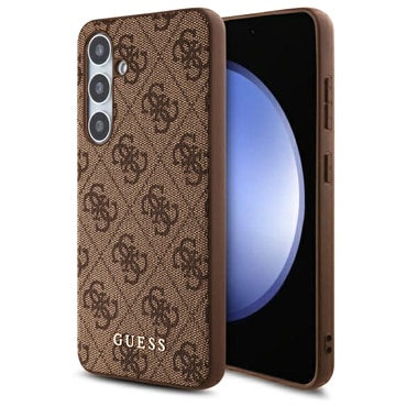 Ovitek Guess "Hardcase 4G Classic" za Samsung Galaxy S24 FE - brown