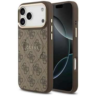 Ovitek Guess "Hardcase 4G Classic MagSafe" za iPhone 17 Pro - brown