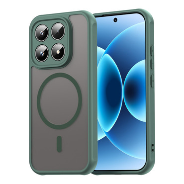 Hibridni ovitek "HaloFrost II MagSafe" za Xiaomi 17 - green