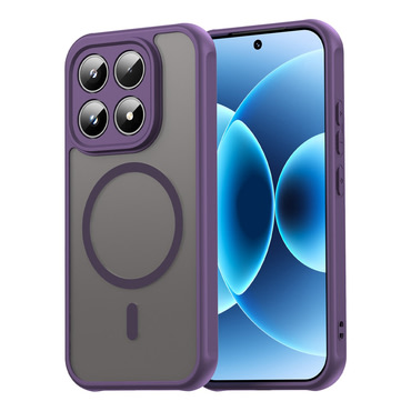 Hibridni ovitek "HaloFrost II MagSafe" za Xiaomi 17 - purple