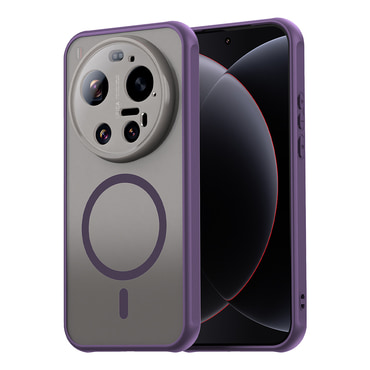 Hibridni ovitek "HaloFrost II MagSafe" za Xiaomi 17 Ultra - purple