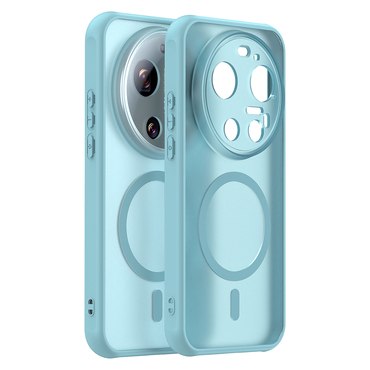 Hibridni ovitek "HaloFrost II MagSafe" za Xiaomi 17 Ultra - mint green