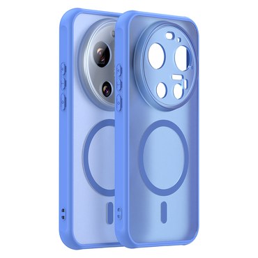 Hibridni ovitek "HaloFrost II MagSafe" za Xiaomi 17 Ultra - sky blue