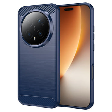 TPU gel ovitek "Brushed Carbon" za Honor Magic8 Pro - moder