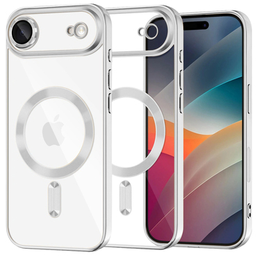 Ovitek Techsuit "Luxury Crystal MagSafe" za iPhone Air - srebrn