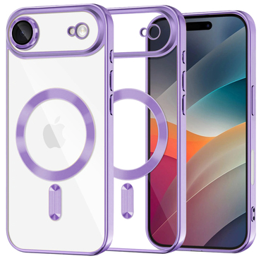 Ovitek Techsuit "Luxury Crystal MagSafe" za iPhone Air - svetlo vijoličen