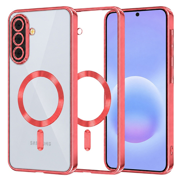 Ovitek Techsuit "Luxury Crystal MagSafe" za Samsung Galaxy A57 - rdeč