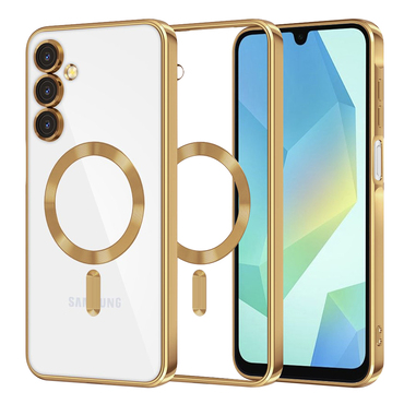 Ovitek Techsuit "Luxury Crystal MagSafe" za Samsung Galaxy A16 4G / Galaxy A16 5G - zlat
