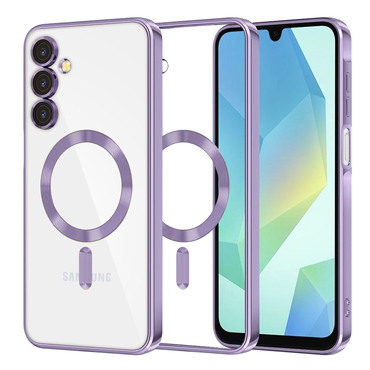Ovitek Techsuit "Luxury Crystal MagSafe" za Samsung Galaxy A16 4G / Galaxy A16 5G - svetlo vijoličen