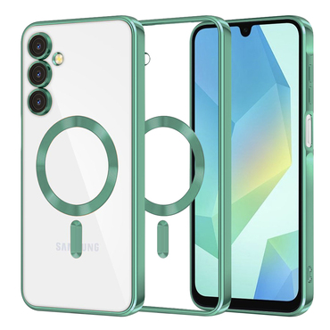 Ovitek Techsuit "Luxury Crystal MagSafe" za Samsung Galaxy A16 4G / Galaxy A16 5G - svetlo zelen