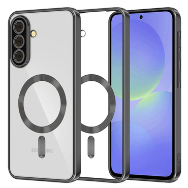 Ovitek Techsuit "Luxury Crystal MagSafe" za Samsung Galaxy A36 / Galaxy A56 - črn