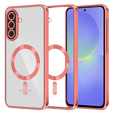 Ovitek Techsuit "Luxury Crystal MagSafe" za Samsung Galaxy A36 / Galaxy A56 - rdeč