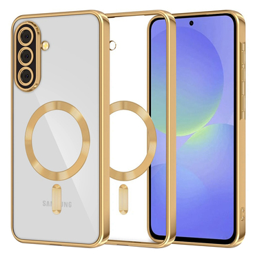 Ovitek Techsuit "Luxury Crystal MagSafe" za Samsung Galaxy A36 / Galaxy A56 - zlat