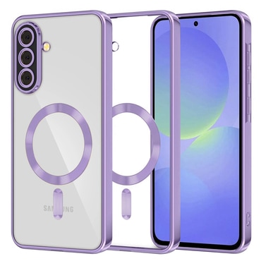Ovitek Techsuit "Luxury Crystal MagSafe" za Samsung Galaxy A36 / Galaxy A56 - svetlo vijoličen