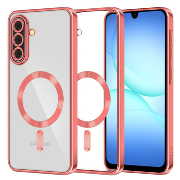 Ovitek Techsuit "Luxury Crystal MagSafe" za Samsung Galaxy A17 4G / A17 5G - rdeč