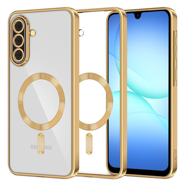 Ovitek Techsuit "Luxury Crystal MagSafe" za Samsung Galaxy A17 4G / A17 5G - zlat
