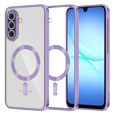 Ovitek Techsuit "Luxury Crystal MagSafe" za Samsung Galaxy A17 4G / A17 5G - svetlo vijoličen