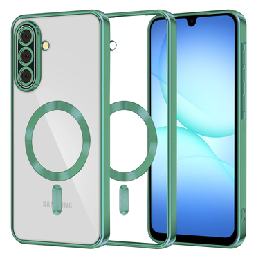 Ovitek Techsuit "Luxury Crystal MagSafe" za Samsung Galaxy A17 4G / A17 5G - svetlo zelen