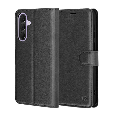 Etui Techsuit "Leather Folio" za Samsung Galaxy A57 - črn