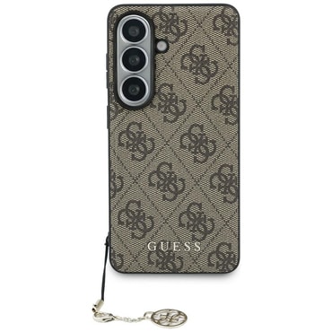 Ovitek Guess "Hardcase 4G Classic Logo Charm" za Samsung Galaxy S26 - brown