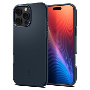 Ovitek Spigen "Thin Fit MagFit" za iPhone 16 Pro Max - metal slate