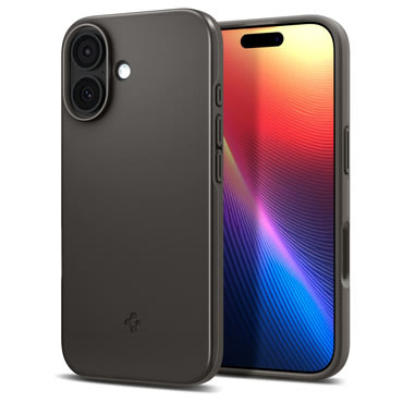 Ovitek Spigen "Thin Fit MagFit" za iPhone 17 - gunmetal