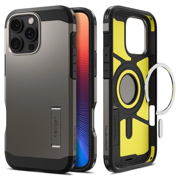 Ovitek Spigen "Tough Armor Mag" za iPhone 16 Pro - gunmetal