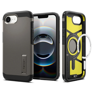Ovitek Spigen "Tough Armor Mag" za iPhone 16e / 17e - gunmetal