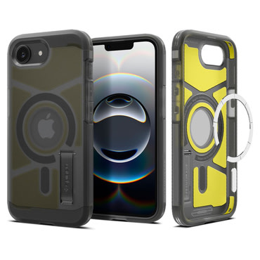 Ovitek Spigen "Tough Armor Mag" za iPhone 16e / 17e - frost black