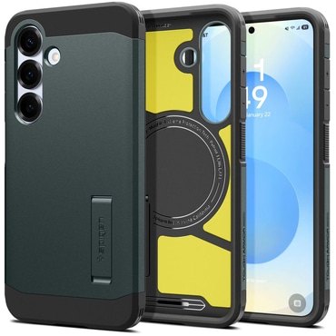 Ovitek Spigen "Tough Armor Mag" za Samsung Galaxy S25 Plus - abyss green