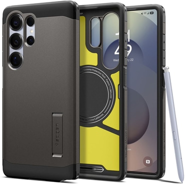Ovitek Spigen "Tough Armor Mag" za Samsung Galaxy S25 Ultra - gunmetal
