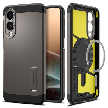 Ovitek Spigen "Tough Armor Mag" za Samsung Galaxy S25 Edge - gunmetal
