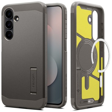 Ovitek Spigen "Tough Armor Mag" za Samsung Galaxy S25 FE - gunmetal