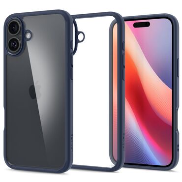 Ovitek Spigen "Ultra Hybrid" za iPhone 16 - navy blue
