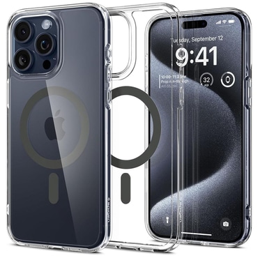 Ovitek Spigen "Ultra Hybrid Mag" za iPhone 15 Pro Max - graphite